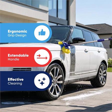 Streetwize Blaster Brush 2 in 1 Wash Brush with Jet Spray