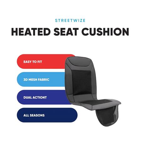 Streetwize 12V Heating and Cooling Car Seat Cushion