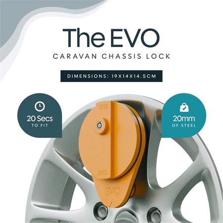 The EVO Caravan Axle Wheel Lock