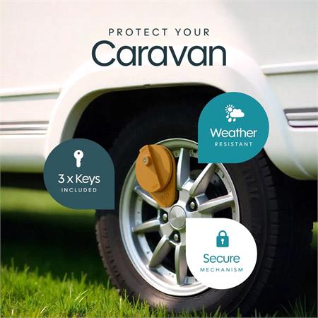 The EVO Caravan Axle Wheel Lock