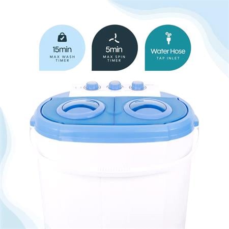 Streetwize Portawash Twin Tub Washing Machine