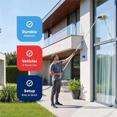 Streetwize Blaster Brush 2 in 1 Wash Brush with Jet Spray