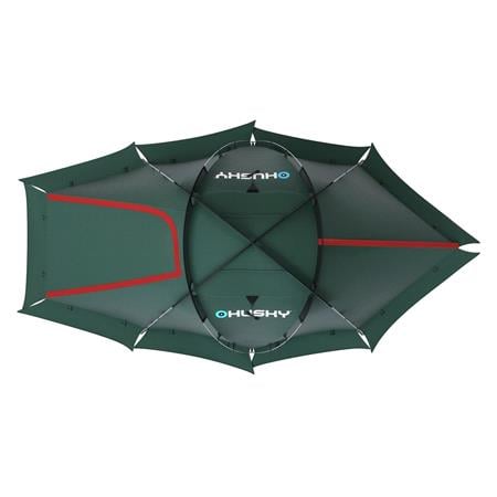 Husky Fighter Expedition Tent   3 4 Man   Green