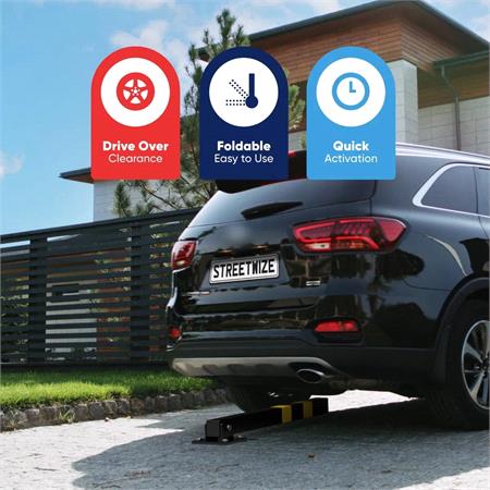 Streetwize Folding Parking Post   Square Tube