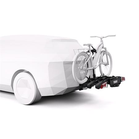 Thule EasyFold 3 Towbar Mounted Bike Rack for 3 Bikes   Black