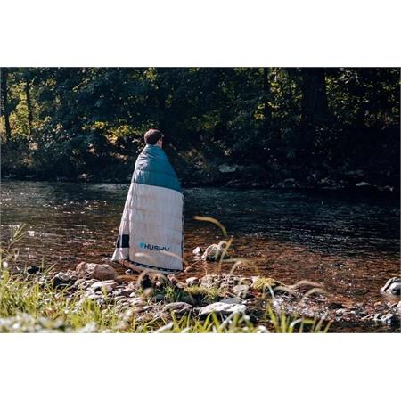 Husky Drumy Quilted Sleeping Bag with Goose Down Filling ( 10°C)   Grey