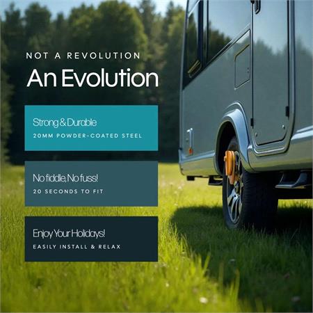 The EVO Caravan Axle Wheel Lock