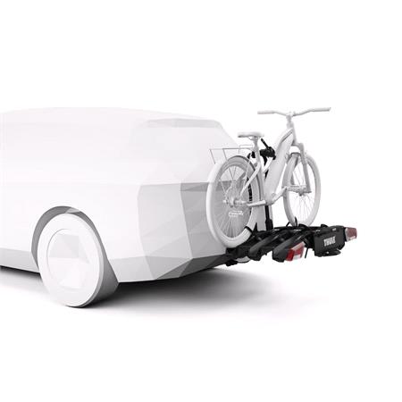 Thule EasyFold 3 Towbar Mounted Bike Rack for 3 Bikes   Black