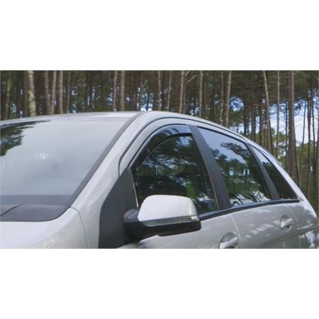 DGA Front and Rear Wind Deflectors For Kia Stonic 2017 Onwards