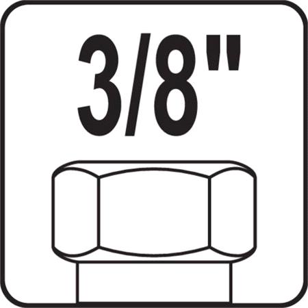 CONNECTION HOSE F/F 1/2" 3/8" 300MM