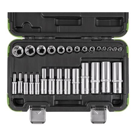 CASE WITH 28 TORX SOCKETS 