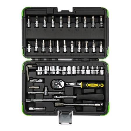 46 Piece Tool Case With Hexagonal Sockets 1/4"