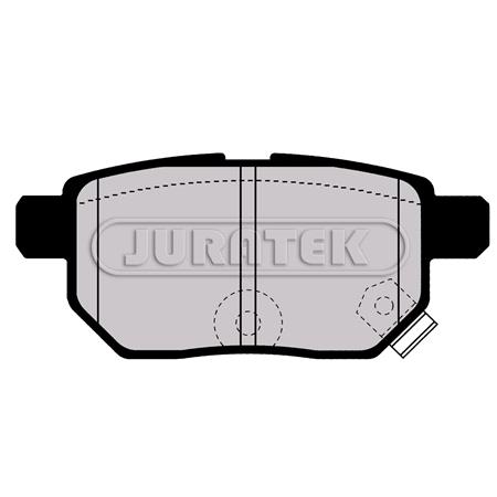 JURATEK Rear Brake Pads (Full set for Rear Axle)