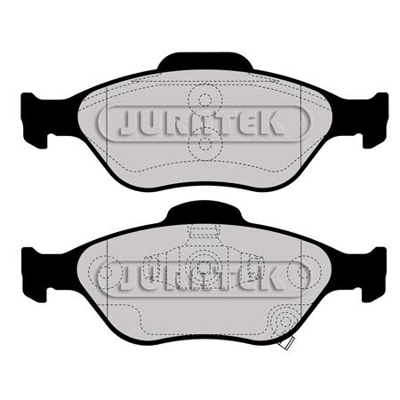 JURATEK Front Brake Pads (Full set for Front Axle)