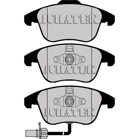 JURATEK Front Brake Pads (Full set for Front Axle)