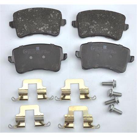 JURATEK Rear Brake Pads (Full set for Rear Axle)