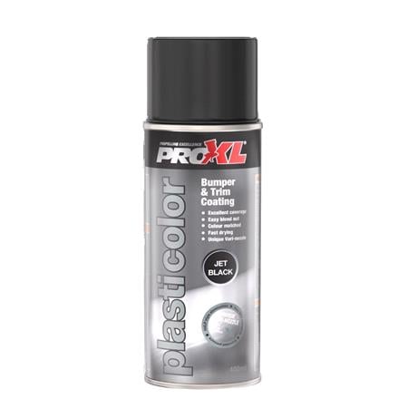PRO XL Plasticolour   Jet Black   400ml