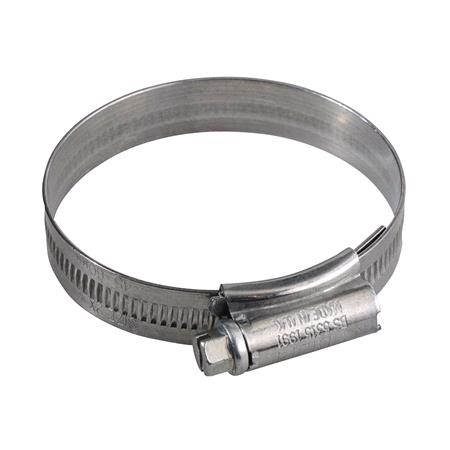 2X Zinc Protected Hose Clip 45   60mm (1.3/4   2.3/8in)