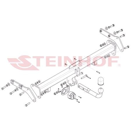 Steinhof Towbar (fixed with 2 bolts) for Kia SPORTAGE V 2021 Onwards (incl. Hybrid) (incl. GT Line) (2WD/4WD)