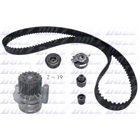 (DOLZ) VW '08 > Water Pump & Timing Belt Kit, 1.2  > 2.0 TDI, Diesel   Supplied With DAYCO Belt [AUT
