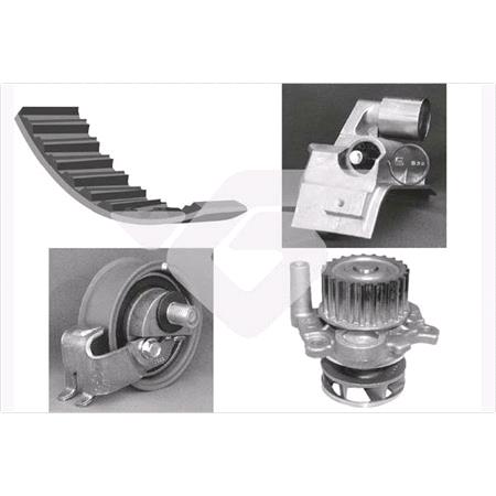 Hutchinson Timing Belt Kit with Water Pump   KH166WP51