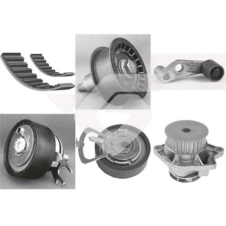 Hutchinson Timing Belt Kit with Water Pump   K192WP32