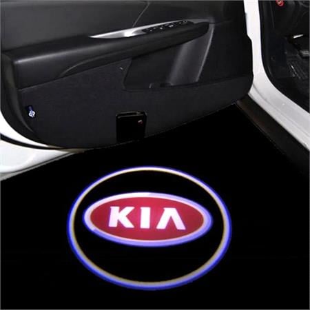 Kia Car Door LED Puddle Lights Set (x2)   Wireless 