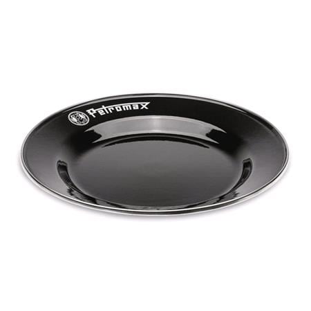 Enamel Plates   2 Piece   Black