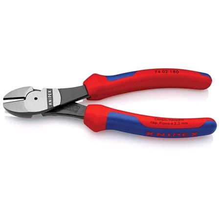 74 02 180 High Leverage Diagonal Cutters Comfort Handles 180mm