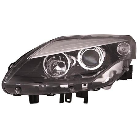 Left Headlamp (Halogen, Takes H7/H7 Bulbs, Supplied Without Motor Or Bulbs, Original Equipment) for Renault LAGUNA III Sport Tourer 2011 on