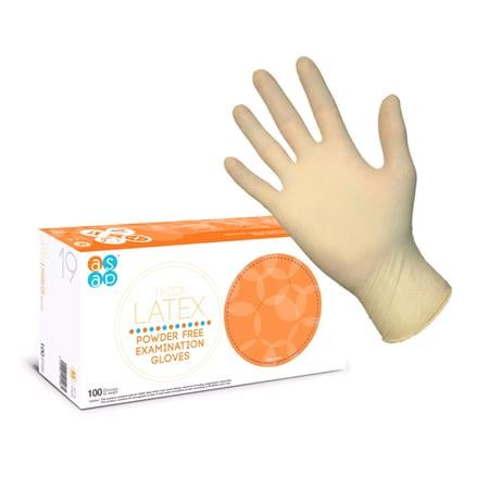 Medical Latex Powder Free Examination Gloves   EN455 Standard   Small