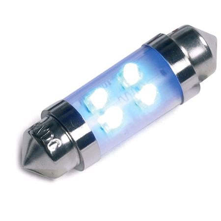 Ring Prism 4 LED   Blue Festoon Bulb