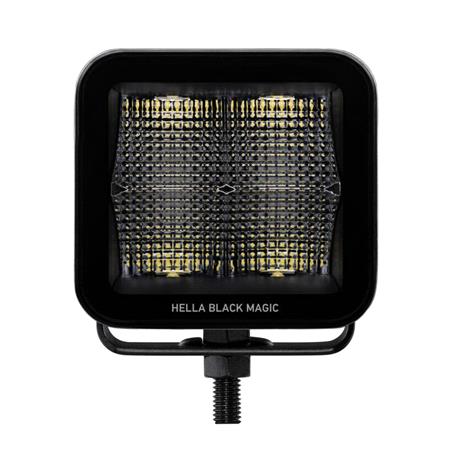 Hella Black Magic Flood Light LED 3.2" Cube Kit 