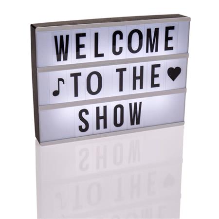 LED Lightbox Display Board   With 84 Letters