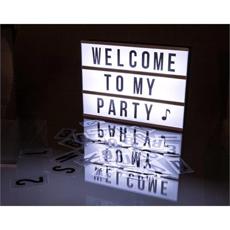 LED Lightbox Display Board   With 84 Letters