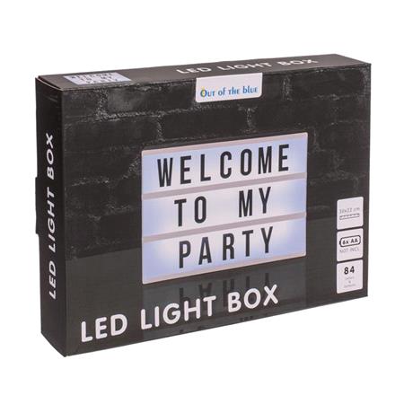 LED Lightbox Display Board   With 84 Letters