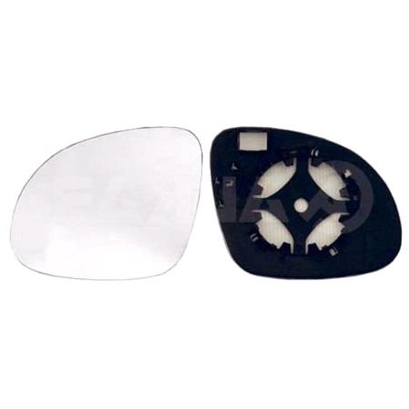 Left Wing Mirror Glass (not heated) and Holder for SEAT ALHAMBRA, 2010 Onwards