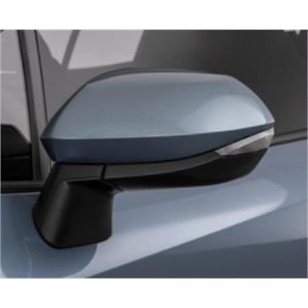 Left Wing Mirror (electric, heated, indicator, primed cover) for TOYOTA COROLLA Saloon, 2018 Onwards