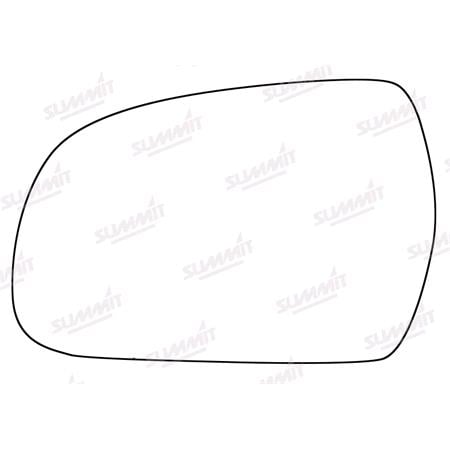 Left Stick On Wing Mirror Glass for Audi A3 Convertible 2010 2013, Please measure at the centre of glass to ensure its 115mm, otherwise this glass may not fit