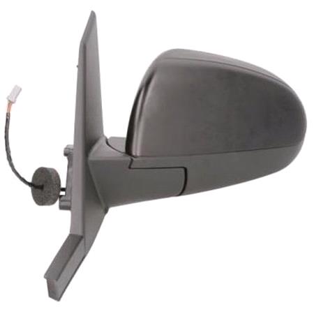 Left Wing Mirror (electric, heated, primed) for Mitsubishi COLT VI, 2004 2012