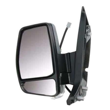 Left Wing Mirror (manual, primed cover, indicator) for Ford TRANSIT CUSTOM Kombi 2012 2018