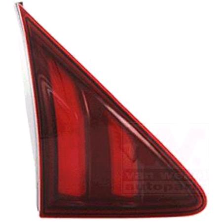 Left Rear Lamp (With LED, Inner, On Boot Lid, Original Equipment) for Peugeot 3008 2014 2016