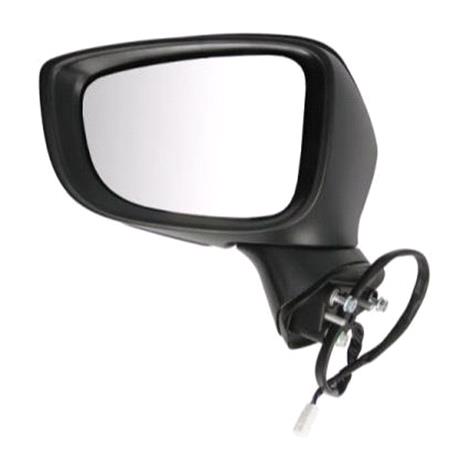 Left Wing Mirror (electric, heated, indicator, primed cover) for Mazda 3 2013 Onwards