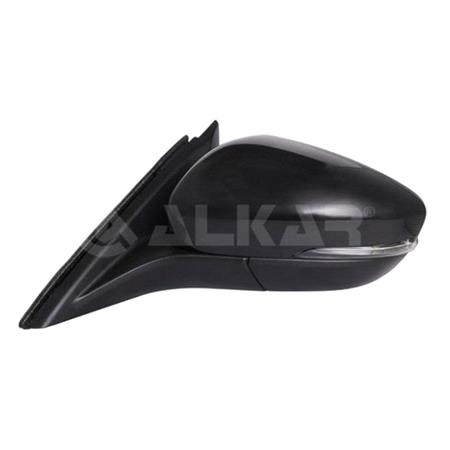 Left Wing Mirror (electric, heated, power folding, indicator, puddle lamp, primed cover) for Ford Focus Estate, 2018 Onwards
