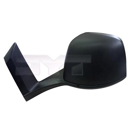Left Wing Mirror (manual adjustment, black cover) for Ford TRANSIT CONNECT Kombi 2013 2018