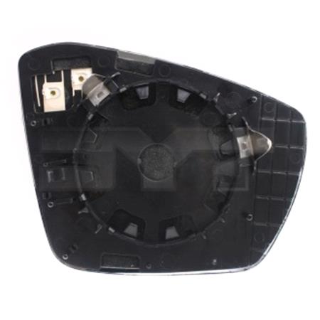 Left Wing Mirror Glass (heated) and holder for SKODA OCTAVIA Combi (5E5), 2012 Onwards