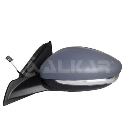 Left Wing Mirror (electric, heated, primed cover, indicator   Not LED) for Peugeot 208 II 2019 Onwards