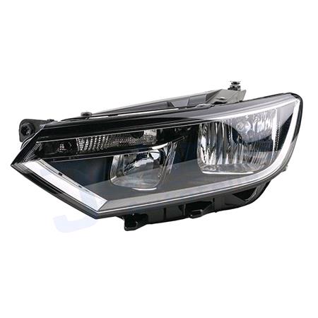 Left Headlamp (Halogen, Takes H7 / H9 Bulbs, Original Equipment) for Volkswagen PASSAT Estate 2014 Onwards
