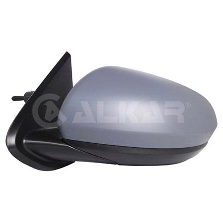 Left Wing Mirror (manual, primed cover) for DACIA DUSTER, 2018 Onwards