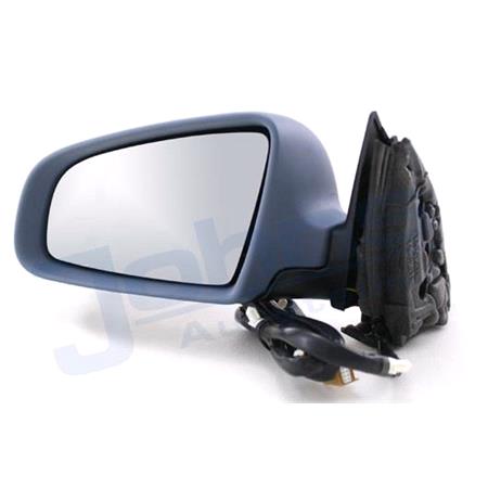 Left Wing Mirror (electric, heated, primed cover) for Audi A4 2000 2004